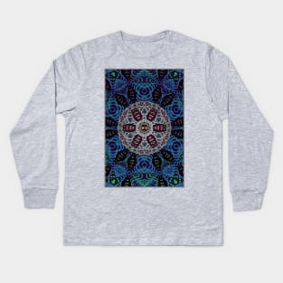 Sacred Mandala Art Kids Long Sleeve T-Shirt